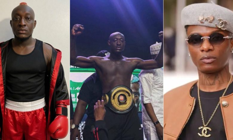 Cater Efe challenges Wizkid to boxing showdown