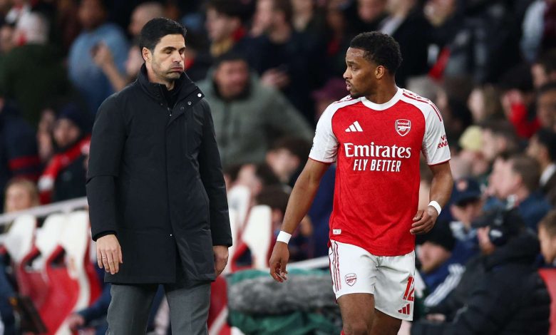Arsenal handed major blow as Mikel Arteta reveals Jurrien Timber could miss rest of the season