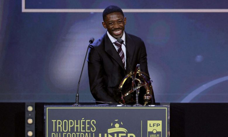Ousmane Dembele beats Vitinha & Mason Greenwood to Ligue 1 Player of the Year award despite poor starting.
