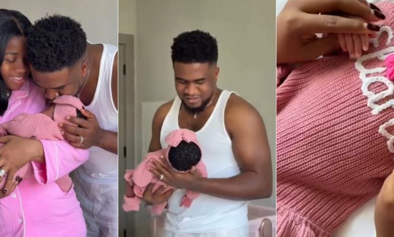 Fans celebrate as Veekee James, husband welcome first child

 