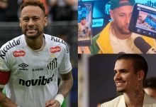 Neymar reveals Brazil jacket gift from Sir David Beckham's son Romeo