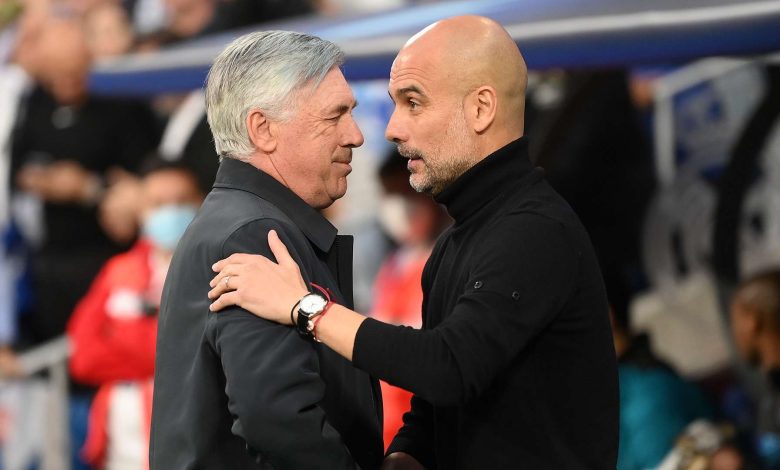 Pep Guardiola vs Carlo Ancelotti