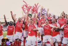 Arsenal Lift The 2025/2026 Premier League Trophy