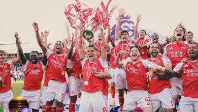 Arsenal Lift The 2025/2026 Premier League Trophy