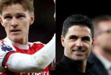 What Odegaard & Arteta told the fans at the Emirates post Burnley