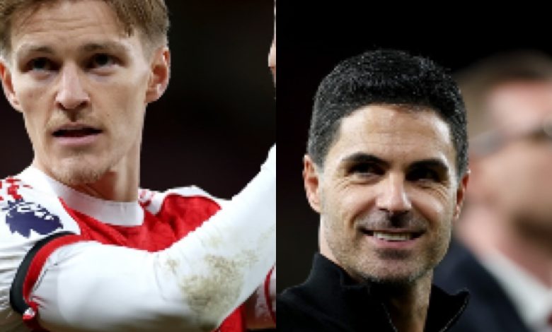 What Odegaard & Arteta told the fans at the Emirates post Burnley