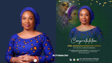 Badagry’s Princess Damilola Sonayon James Emerges APC Deputy Governorship Candidate