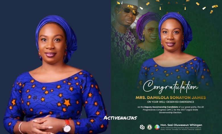 Badagry’s Princess Damilola Sonayon James Emerges APC Deputy Governorship Candidate