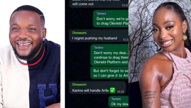 I’m scared the truth will come out”- Yomi Fabiyi releases alleged chat implicating wunmi Mohbad’s wife