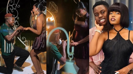 Peller proposes to girlfriend Jarvis in Ghana — Watch