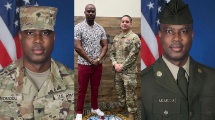 Joseph Momodu officially joins U.S. Army, dedicates achievement to late father