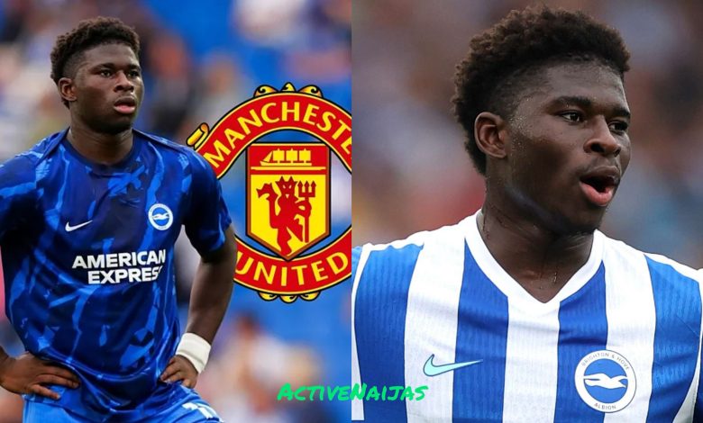 Brighton star Carlos Baleba 'speaking to Man Utd players about possible transfer