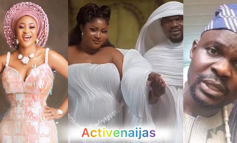 Actor Baba ijesha and Wife “CEO Luminee couture” welcome Baby Boy — Watch 