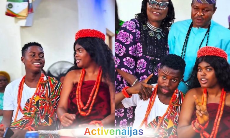 Peller” officially completed traditional marriage rites of his fiance ”Jarvis” — Watch 