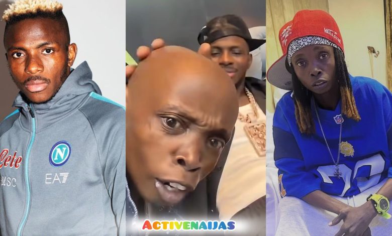 Victor Osimhen jokingly slap kolu on his head —Watch