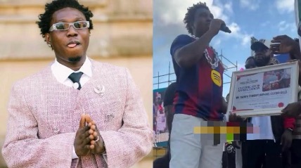 Zlatan shut MC up over “City Boy Movement” remark at MAPOLY award presentation —Watch 