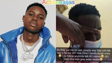 They called me 001 and I didn’t bathe,I didn’t eat for four days in the police cell — Says Peller