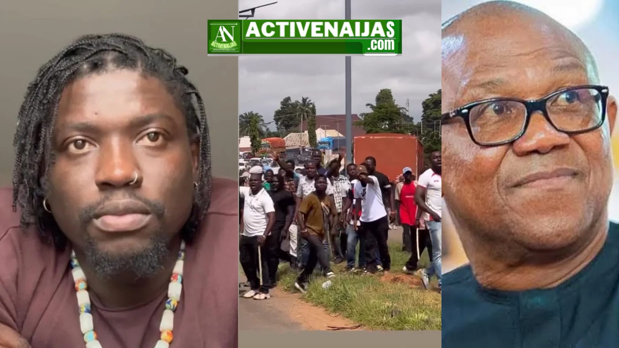 Verydarkman reacts to Benue youths chasing “Peter Obi out” — Watch